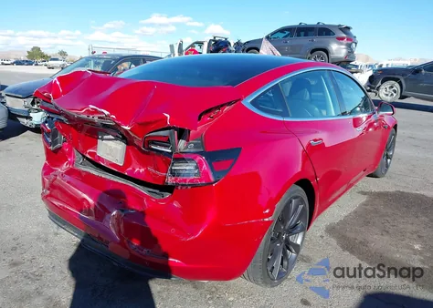 2020 Tesla Model 3 Performance Dual Motor All-Wheel Drive from USA, damaged, VIN 5YJ3E1EC5LF742018
